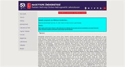 Desktop Screenshot of nephrogenetics.hacettepe.edu.tr