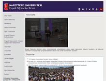 Tablet Screenshot of eob.hacettepe.edu.tr