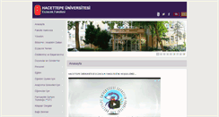 Desktop Screenshot of eczacilik.hacettepe.edu.tr