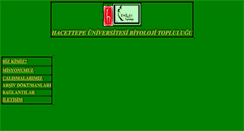 Desktop Screenshot of bioclub.hacettepe.edu.tr