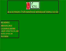 Tablet Screenshot of bioclub.hacettepe.edu.tr