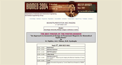 Desktop Screenshot of biomed2004.ee.hacettepe.edu.tr