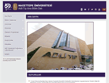 Tablet Screenshot of adlitip.hacettepe.edu.tr