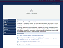 Tablet Screenshot of biostatistics.hacettepe.edu.tr