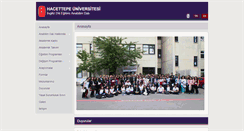 Desktop Screenshot of elt.hacettepe.edu.tr
