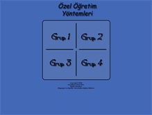 Tablet Screenshot of ozelogretim.hacettepe.edu.tr
