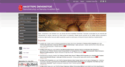 Desktop Screenshot of nanott.hacettepe.edu.tr