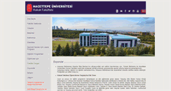 Desktop Screenshot of hukukfakultesi.hacettepe.edu.tr