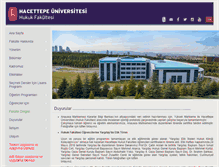 Tablet Screenshot of hukukfakultesi.hacettepe.edu.tr