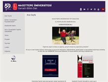 Tablet Screenshot of geriatri.hacettepe.edu.tr