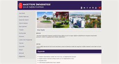 Desktop Screenshot of cocuksagligi.hacettepe.edu.tr