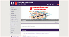 Desktop Screenshot of bilisim.hacettepe.edu.tr