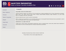 Tablet Screenshot of kalpdamar.hacettepe.edu.tr