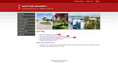 Desktop Screenshot of healthsci.hacettepe.edu.tr