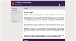 Desktop Screenshot of nf.hacettepe.edu.tr