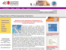 Tablet Screenshot of pharmchem.hacettepe.edu.tr