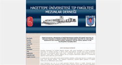 Desktop Screenshot of hutfmder.hacettepe.edu.tr