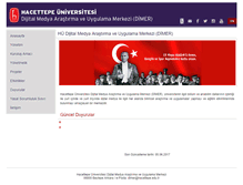 Tablet Screenshot of dimer.hacettepe.edu.tr