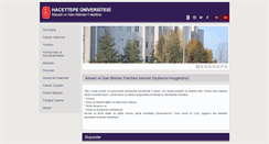 Desktop Screenshot of iibf.hacettepe.edu.tr