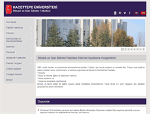 Tablet Screenshot of iibf.hacettepe.edu.tr