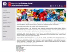 Tablet Screenshot of maden.hacettepe.edu.tr