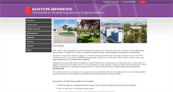 Desktop Screenshot of hidropolitik.hacettepe.edu.tr