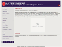 Tablet Screenshot of organnakli.hacettepe.edu.tr