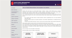 Desktop Screenshot of eeb.hacettepe.edu.tr