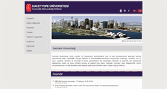 Desktop Screenshot of geomatik.hacettepe.edu.tr
