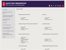 Tablet Screenshot of etikkurul.hacettepe.edu.tr