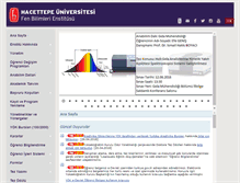 Tablet Screenshot of fenbilimleri.hacettepe.edu.tr